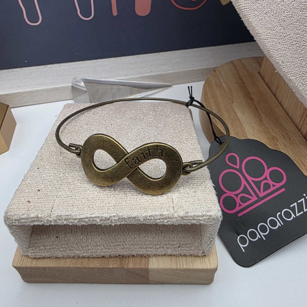 Paparazzi Brass Infinity Faith Bracelet (526)